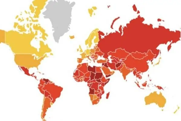 The Most and Least Corrupt Countries