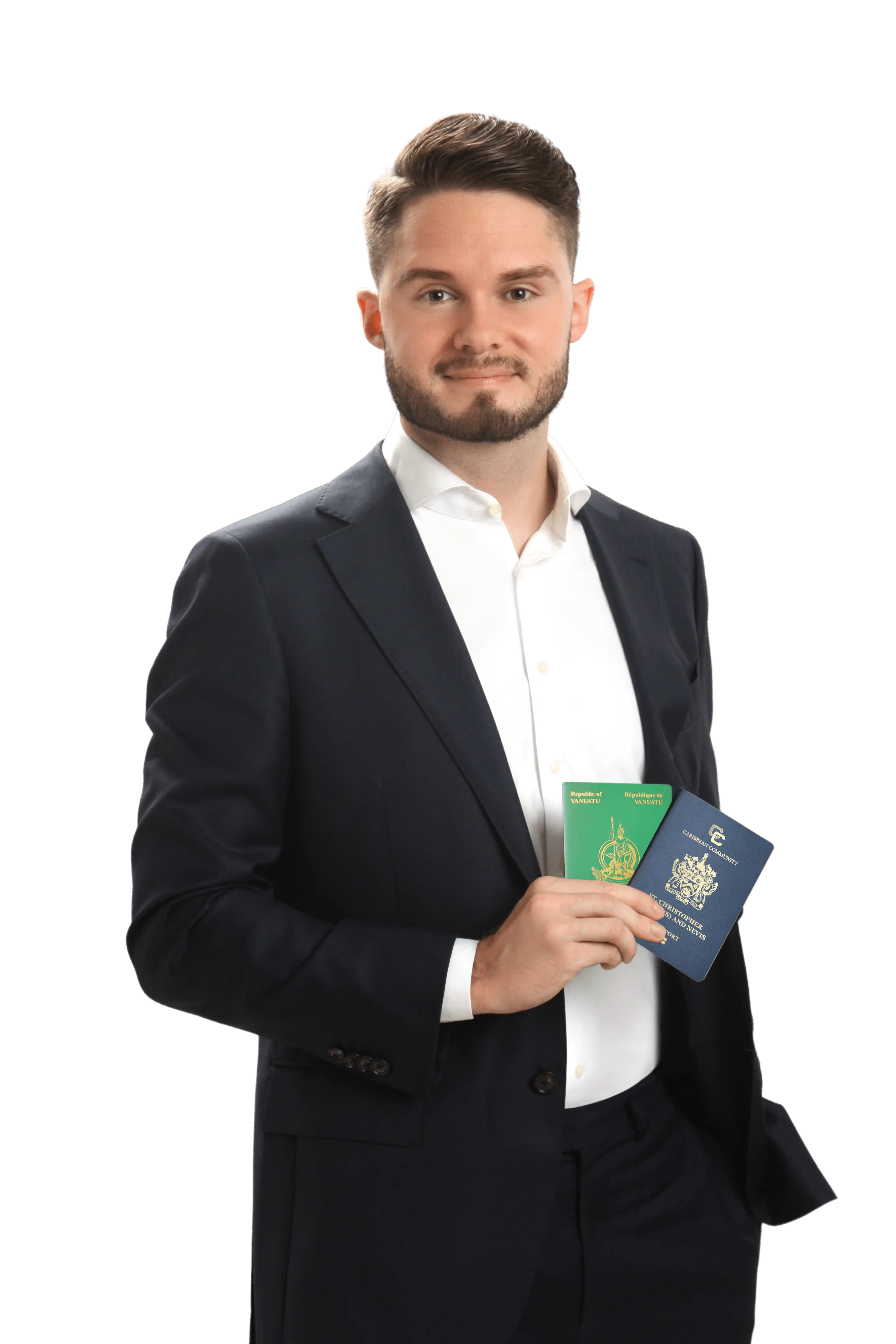 Portrait Photo with Passports